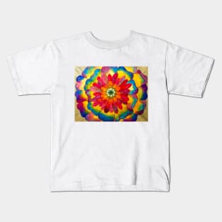 Rainbow Flower Kids T-Shirt